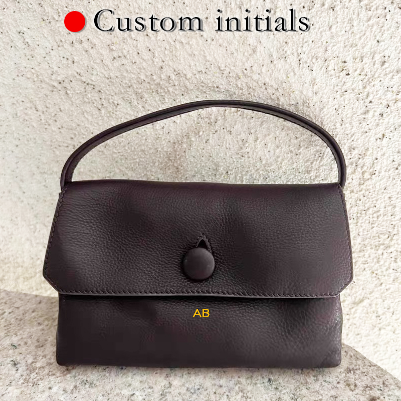 Luxury Bags Leather - Aangepaste initialen Echt leer Mini De