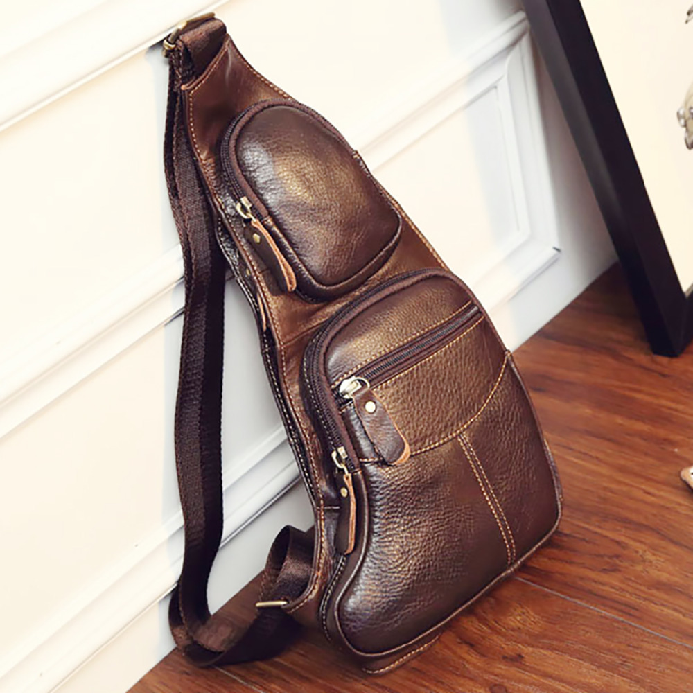 Half Moon Bag Suede - Hoge Kwaliteit Mannen Echt Lederen Sling