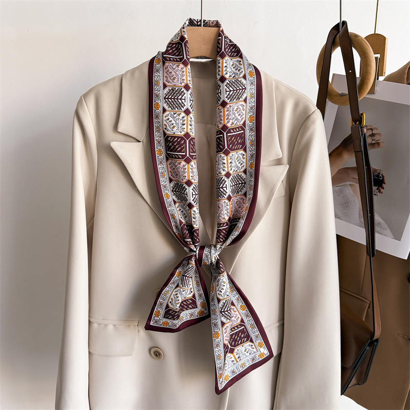 Luxury Bags Designer - 12*145 cm Kleine Nieuwe Dubbellaags Zijden