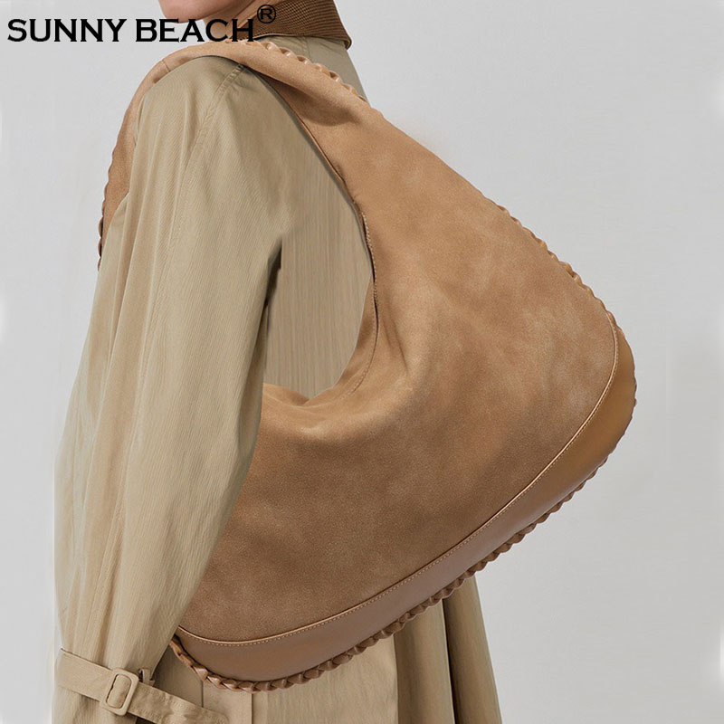 Mode Grote Capaciteit Schouder - Half Moon Bag Suede recensie en prijs