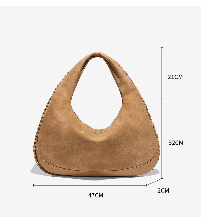 Mode Grote Capaciteit Schouder - Half Moon Bag Suede recensie en prijs