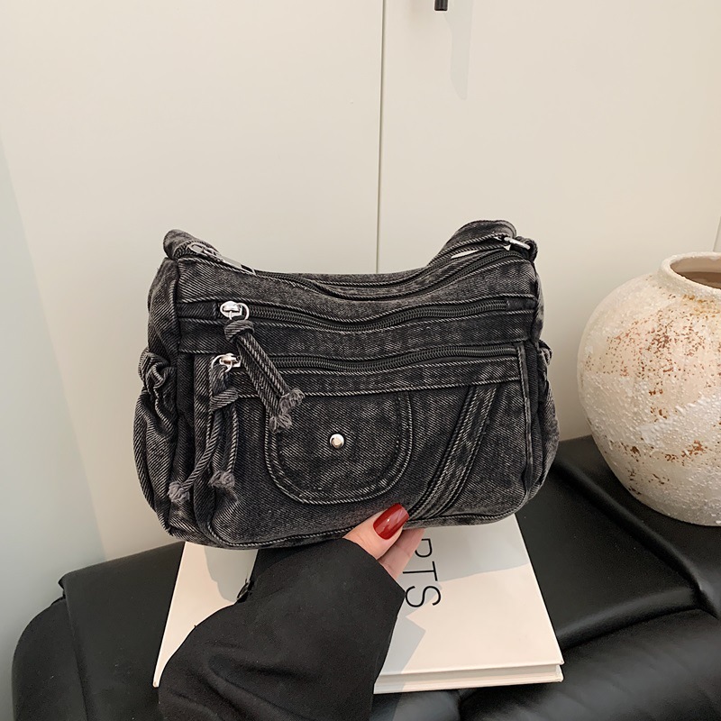 Streetstyle Retro Blauwe Denim - Luxury Bags Blue recensie en prijs