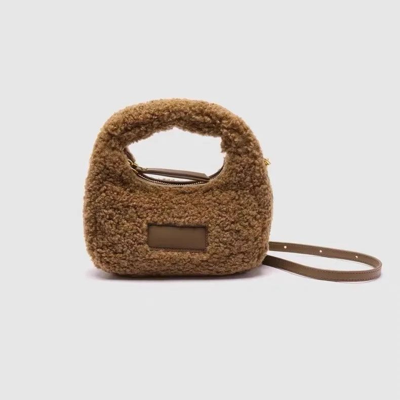 Halve Maan Ontwerp Lamswol Han - Half Moon Bag Suede recensie en prijs
