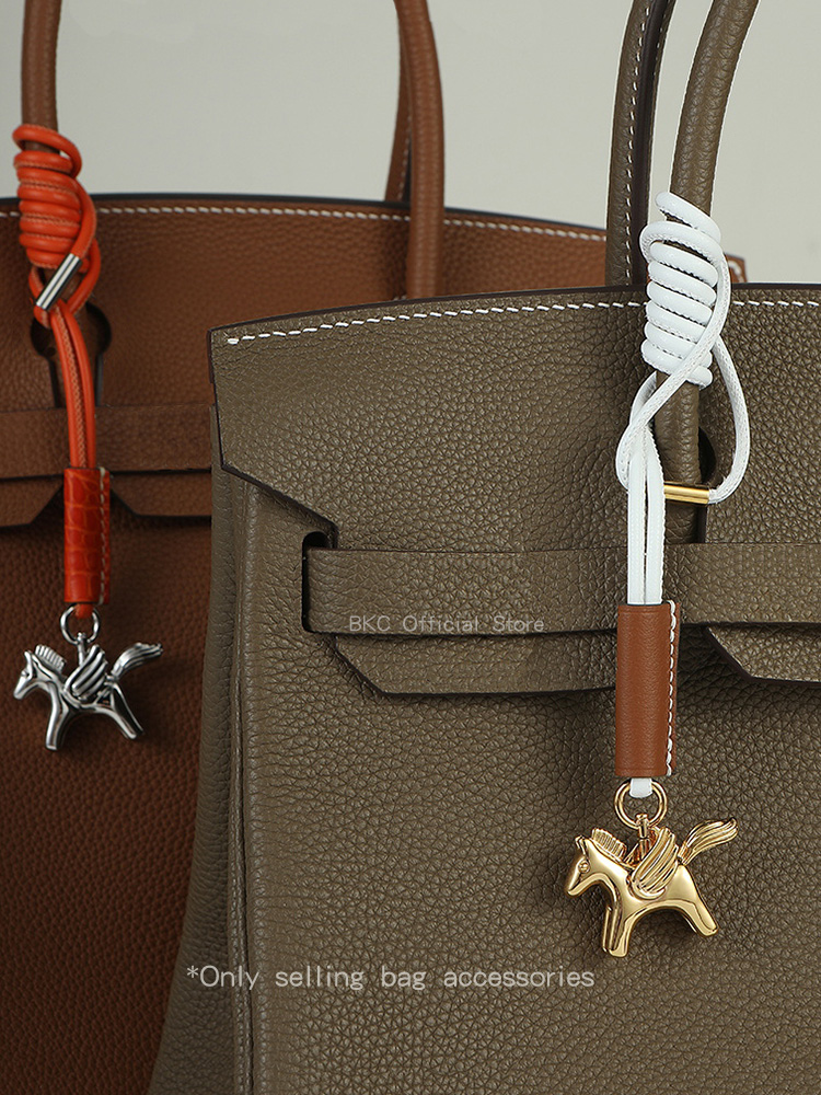 Luxe messing Pegasus-tasbedel  - Luxury Bags Hermes Birkin recensie en prijs