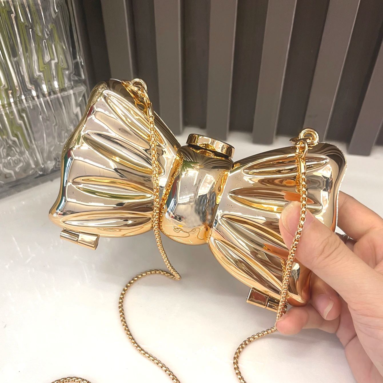 Gouden avondtasje portemonnees - Luxury Bags Quality recensie en prijs