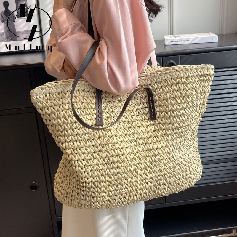 Strogeweven draagtassen Casual - Luxury Bags Vendor recensie en prijs