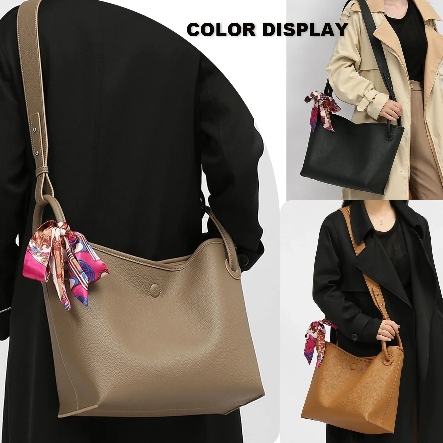 Luxe dames handtas van PU leer - Luxury Bags Leather recensie en prijs
