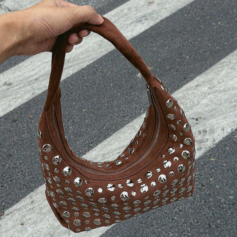 Mode Bezaaid Schoudertas Faux  - Half Moon Bag Suede recensie en prijs