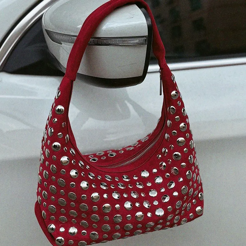 Mode Bezaaid Schoudertas Faux  - Half Moon Bag Suede recensie en prijs