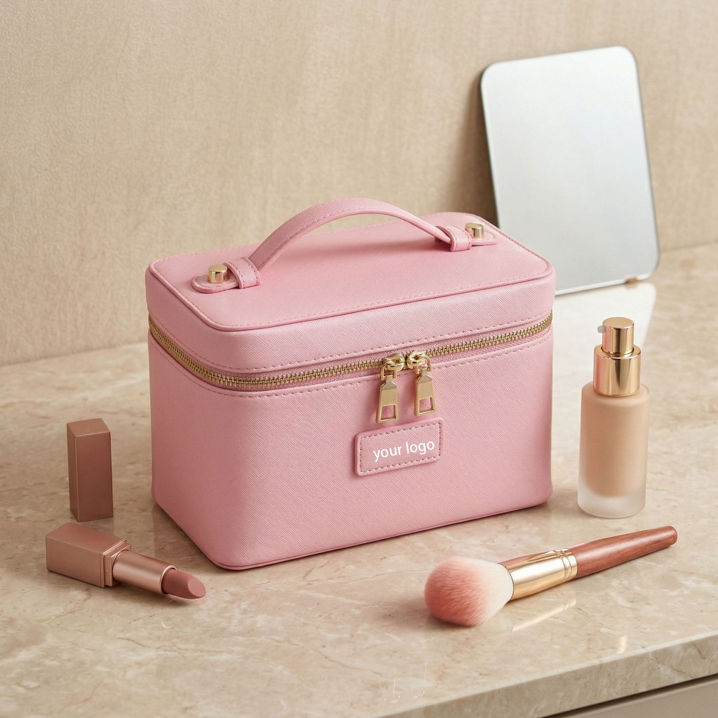 Luxe make-up tas van struisvog - Luxury Bags Leather recensie en prijs