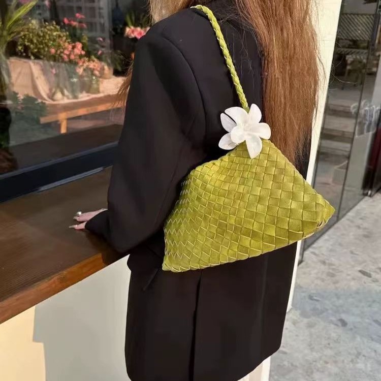 Handgeweven populaire high-end - Half Moon Bag Suede recensie en prijs