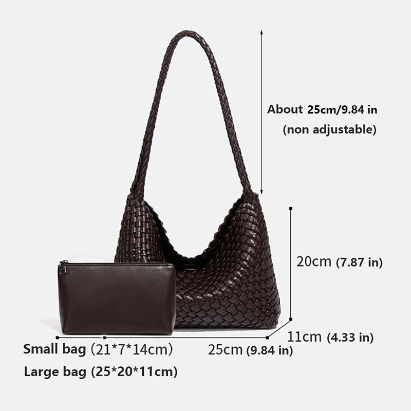 Geweven schoudertas Dameshandt - Half Moon Bag Suede recensie en prijs