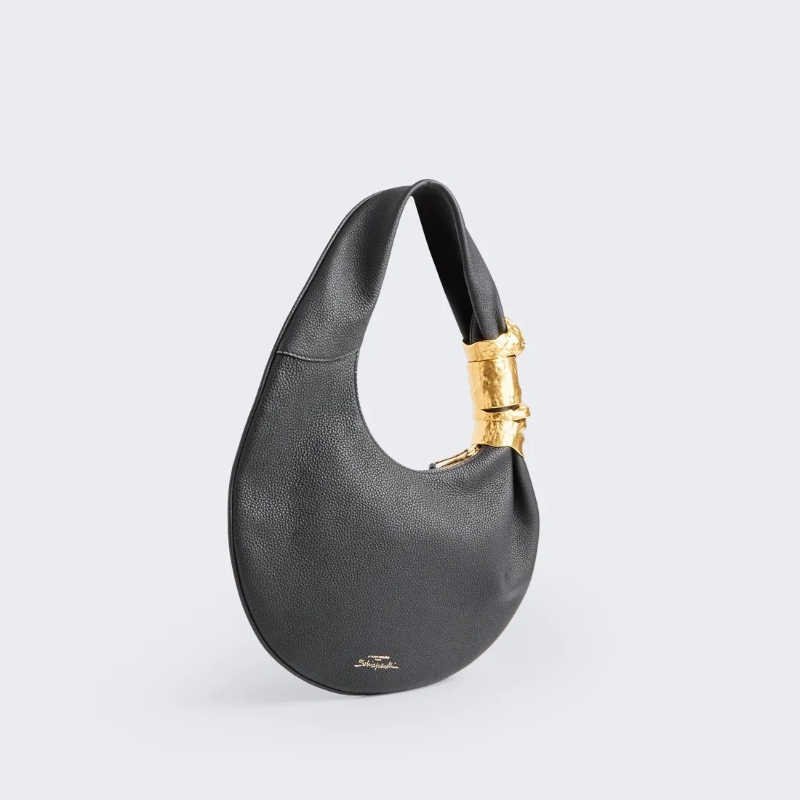 Designer luxe soufflé tas dame - Half Moon Bag Suede recensie en prijs