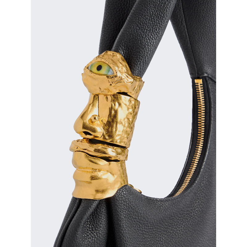Designer luxe soufflé tas dame - Half Moon Bag Suede recensie en prijs